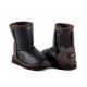 UGG Kids Classic Short Metallic Chocolate
