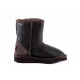 UGG Kids Classic Short Metallic Chocolate
