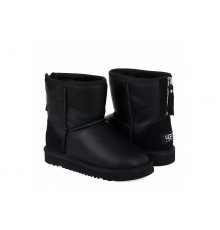 UGG Kids Zip Metallic Black