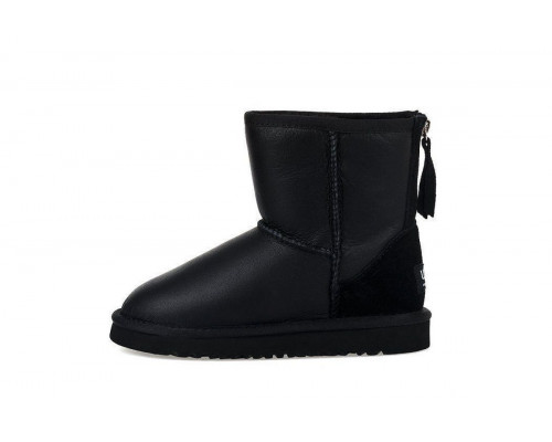 UGG Kids Zip Metallic Black