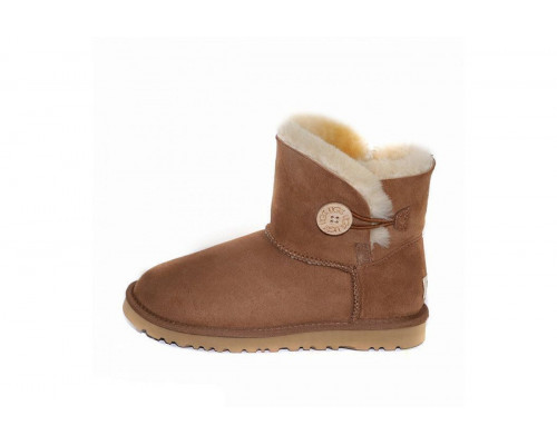 UGG Mini Bailey Button II Chestnut